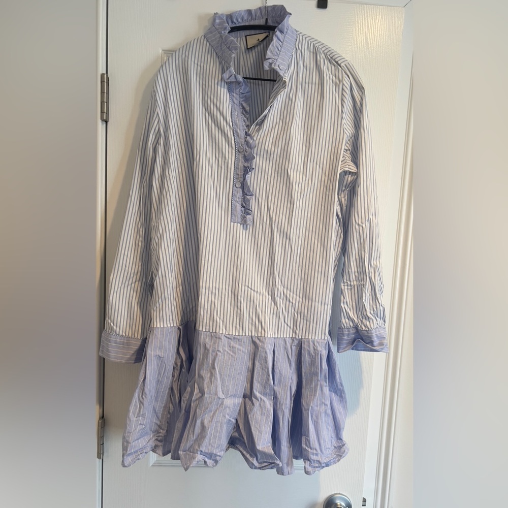 Tuckernuck mini drop waist loose fit dress